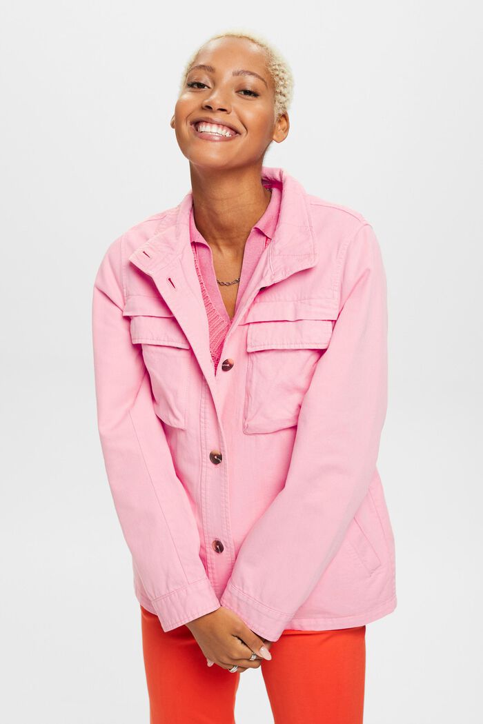 Utility jacket with elasticated waist, PINK, detail image number 0