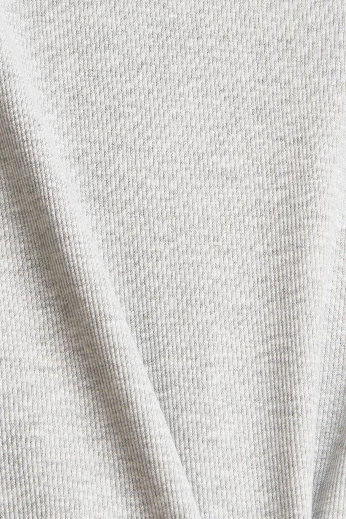 Organic cotton-jersey T-shirt, LIGHT GREY, detail image number 1