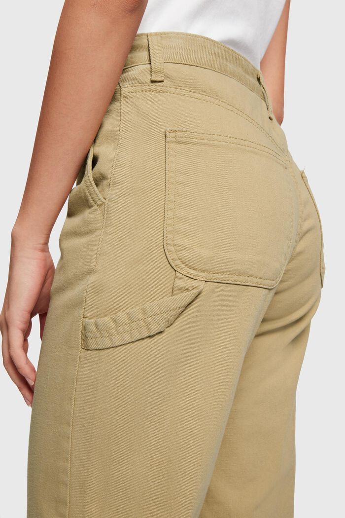 Cargo trousers, Women, BEIGE, detail image number 4