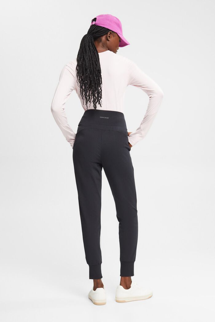 Cotton-jersey sports trousers, BLACK, detail image number 5