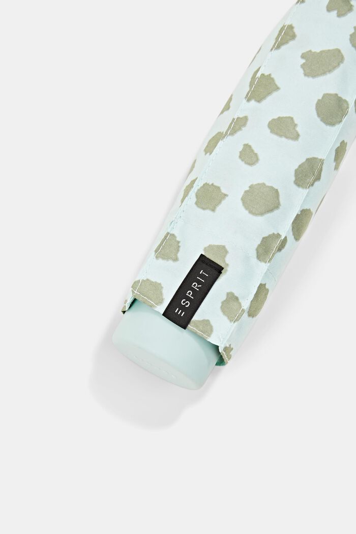 Pocket umbrella with a polka dot pattern, ONE COLOR, detail image number 1