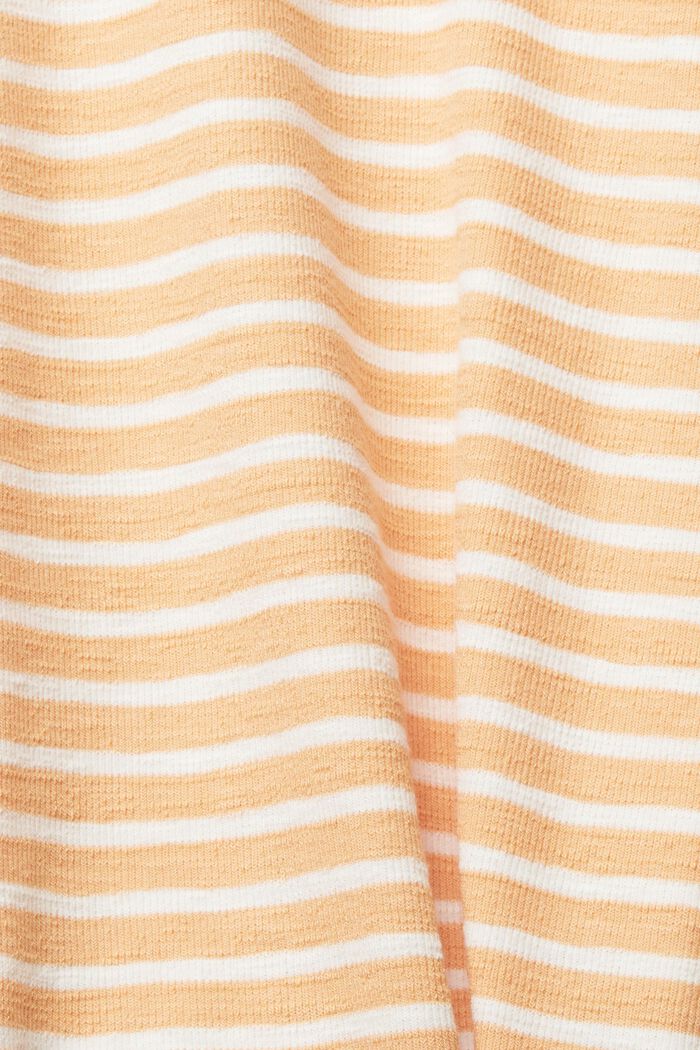 striped T-shirt, PEACH, detail image number 1