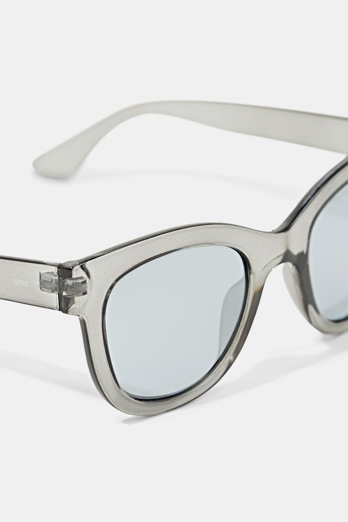Mirrored statement sunglasses, GREY, detail image number 1