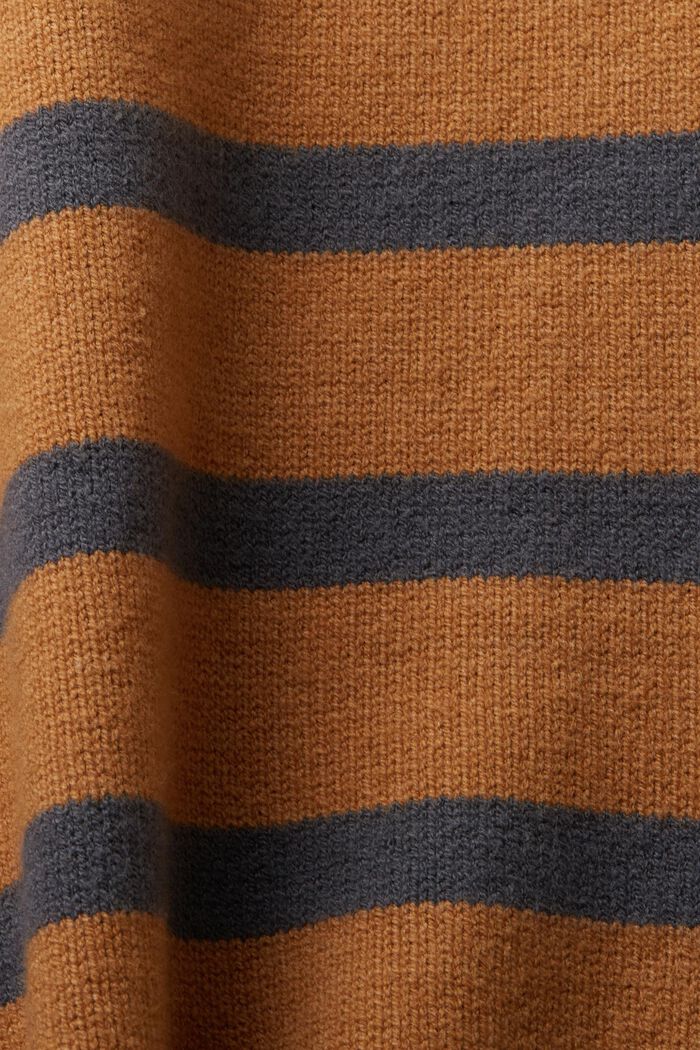 Turtleneck Sweater, CARAMEL, detail image number 5