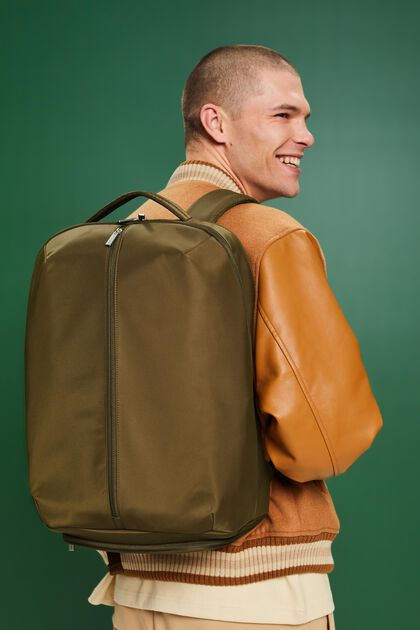 Zipped Duffel Backpack