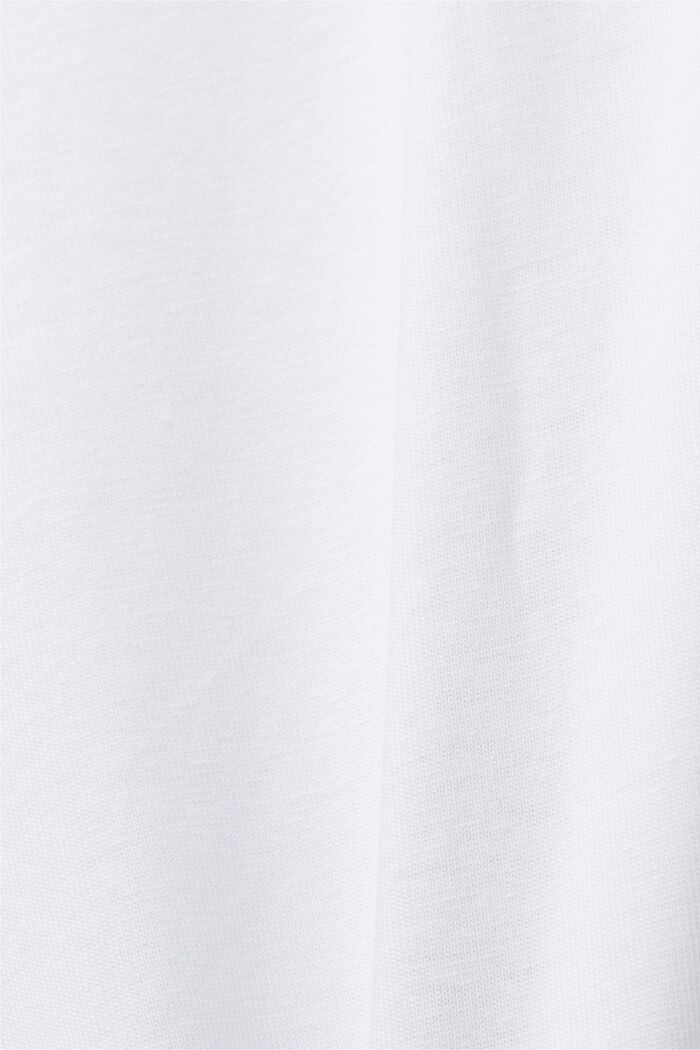 Printed jersey t-shirt, 100% cotton, WHITE, detail image number 5