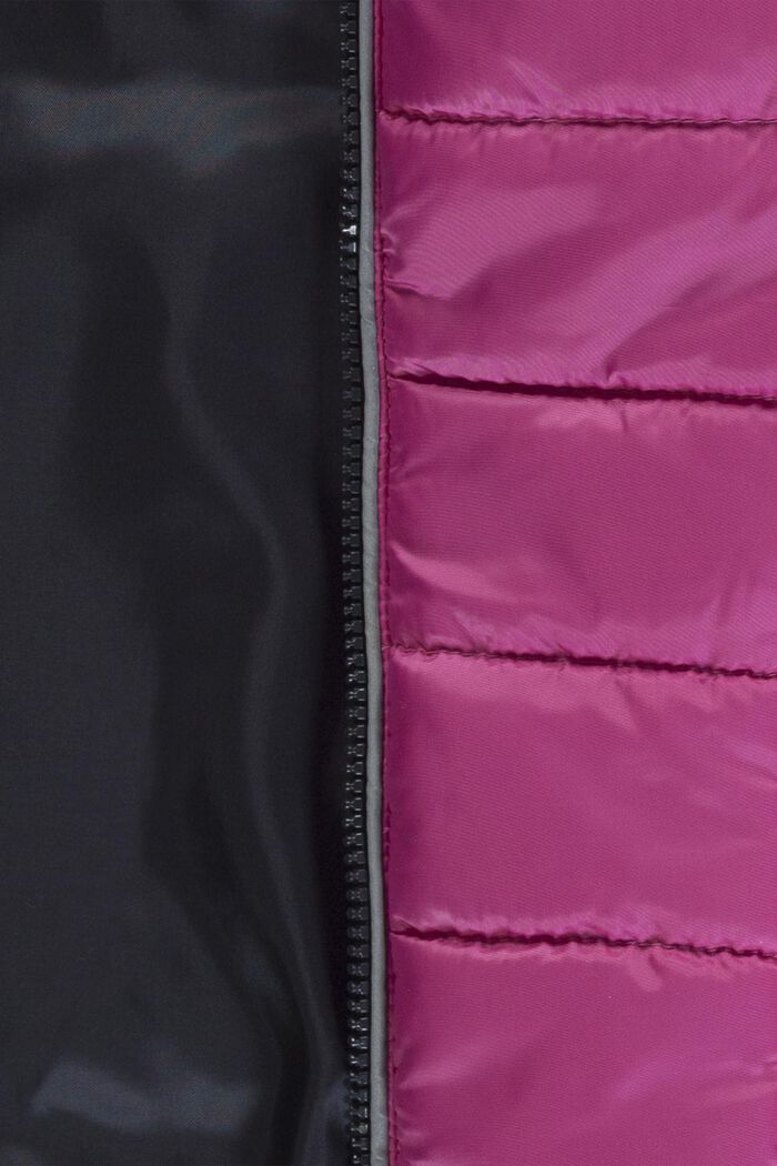 Quilted jacket with a hood, PINK, detail image number 2