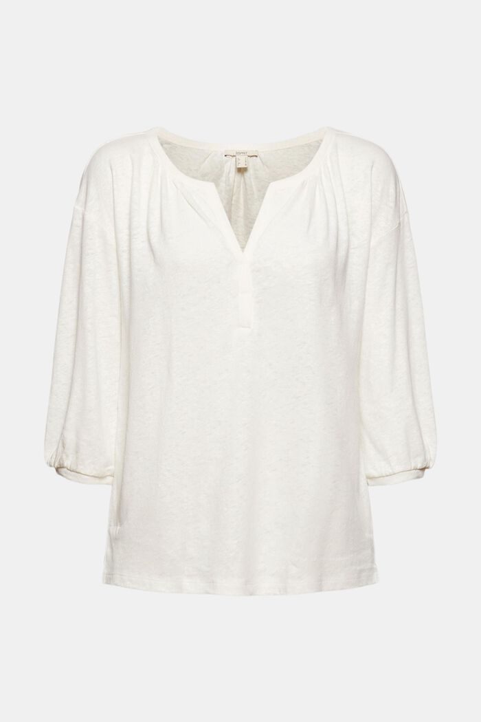 Cotton/linen blouse