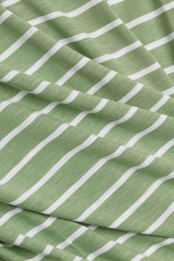 T-shirt made of organic cotton and TENCEL™/modal, LEAF GREEN, detail image number 4