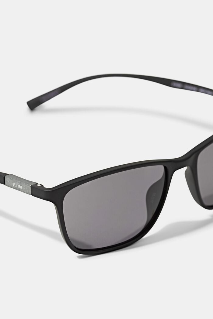 Matt-effect sunglasses, BLACK, detail image number 1