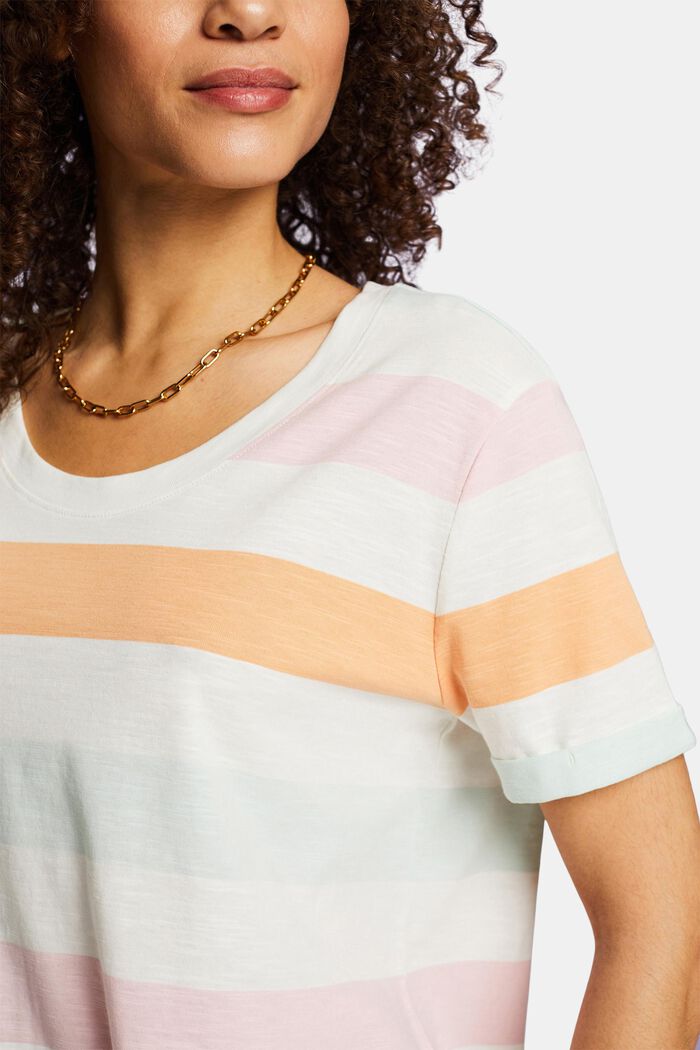 Striped Jersey T-Shirt, OFF WHITE, detail image number 2