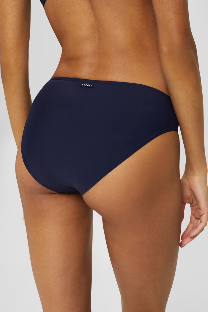 Recycled: plain bikini briefs, NAVY, detail image number 0