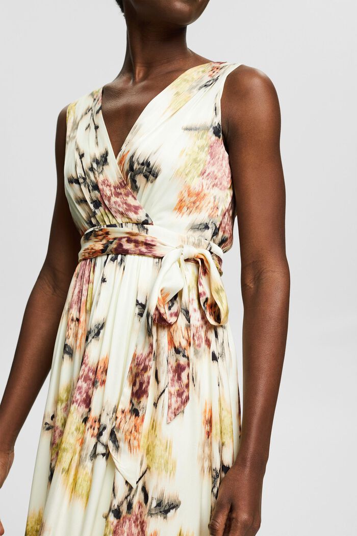 Patterned dress, LENZING™ ECOVERO™, PASTEL GREEN, detail image number 3