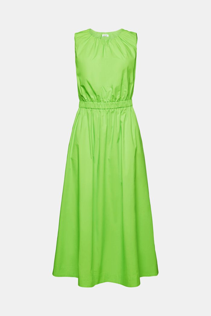 Sleeveless Midi Dress, CITRUS GREEN, detail image number 6