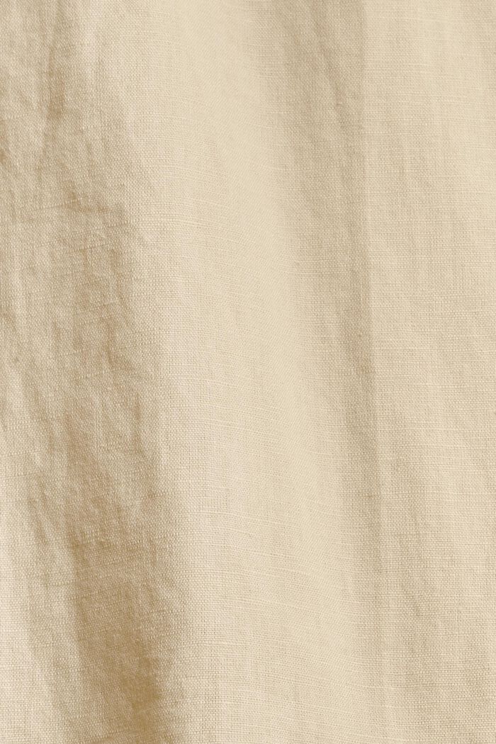Linen blend oversized blouse, SAND, detail image number 1