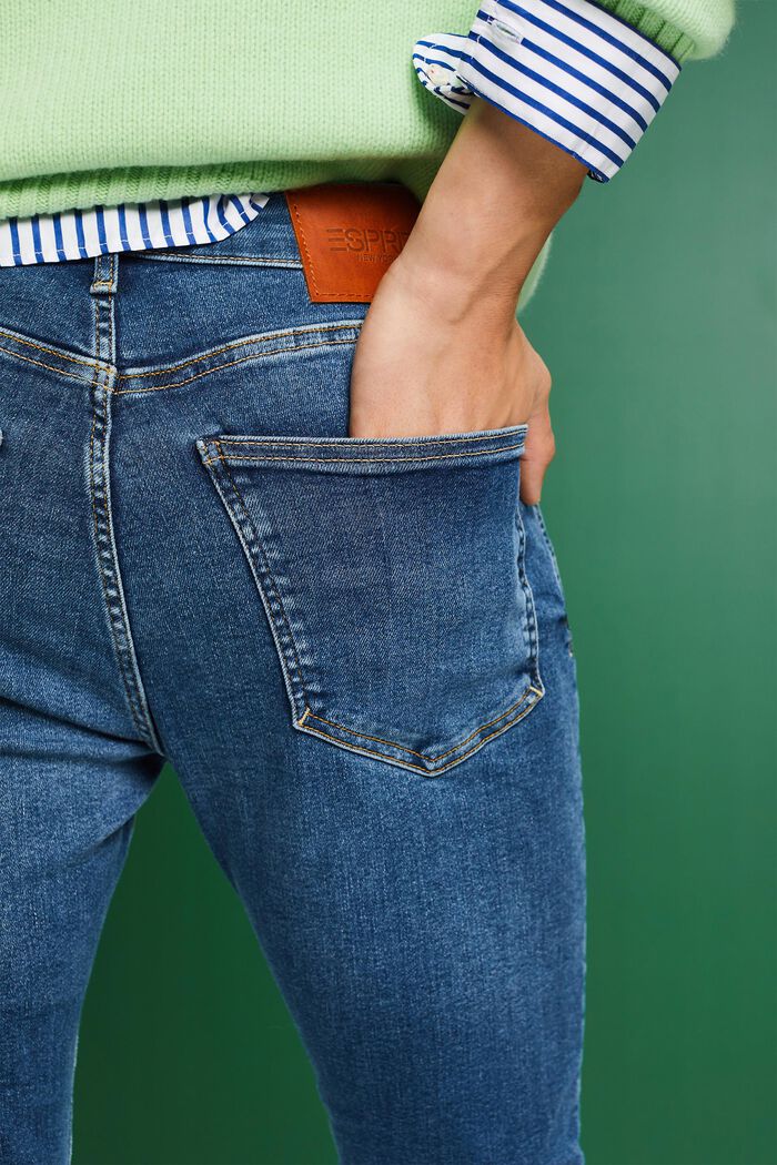 Mid-Rise Skinny Jeans, BLUE MEDIUM WASHED, detail image number 1