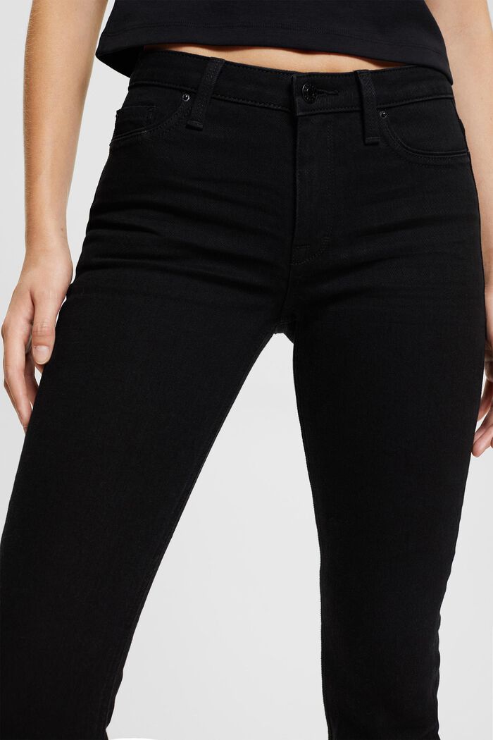 Straight leg stretch jeans, BLACK RINSE, detail image number 0