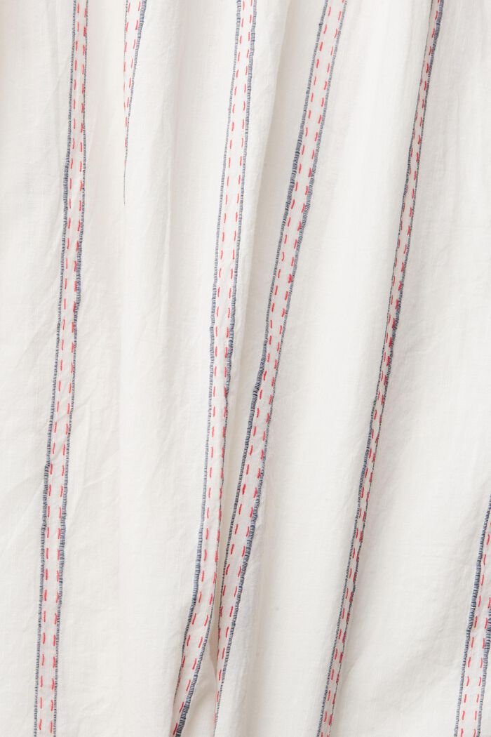 Top with appliquéd stripes, OFF WHITE, detail image number 4