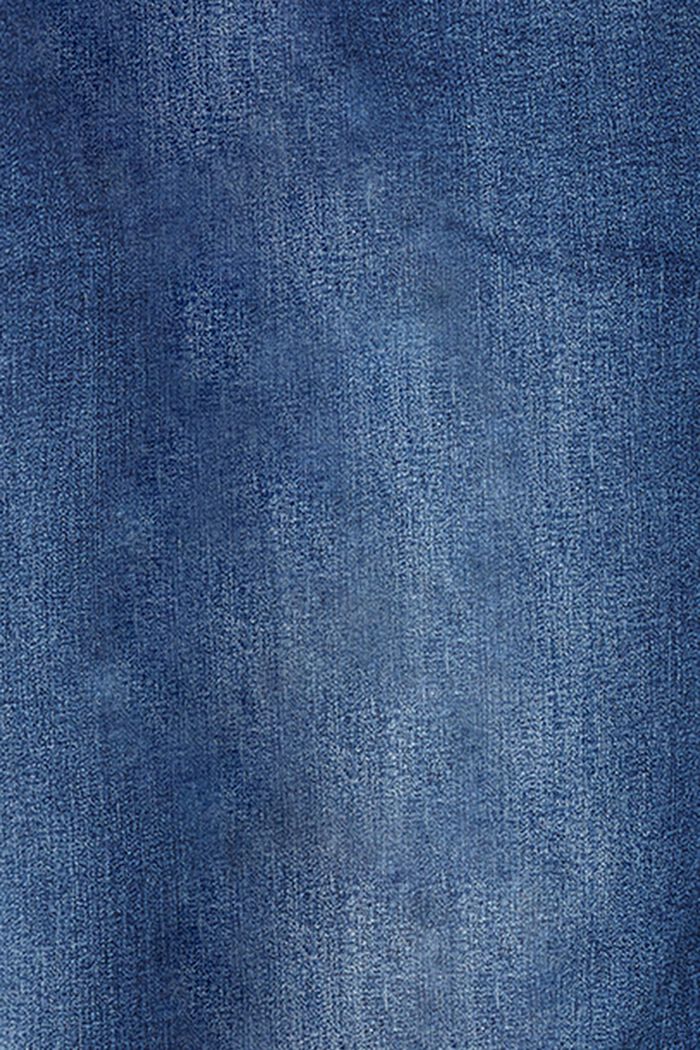 Stretch jeans with an over-bump waistband, organic cotton, BLUE MEDIUM WASHED, detail image number 2