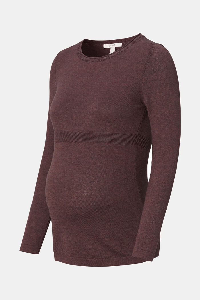 Fine knit jumper with organic cotton