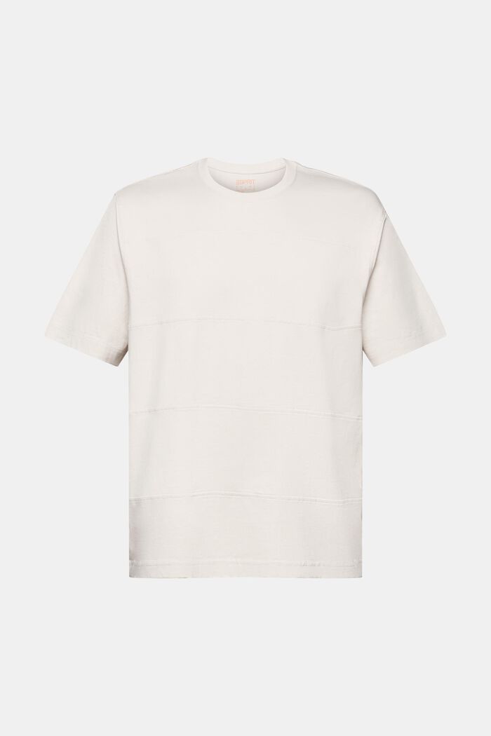 Organic Cotton Long-Sleeve T-Shirt, LIGHT BEIGE, detail image number 6