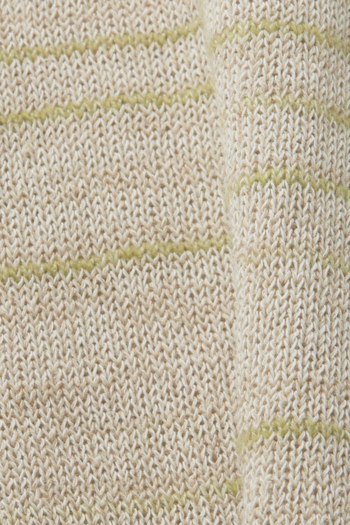 Space-dye jumper, linen blend, SAND, detail image number 4