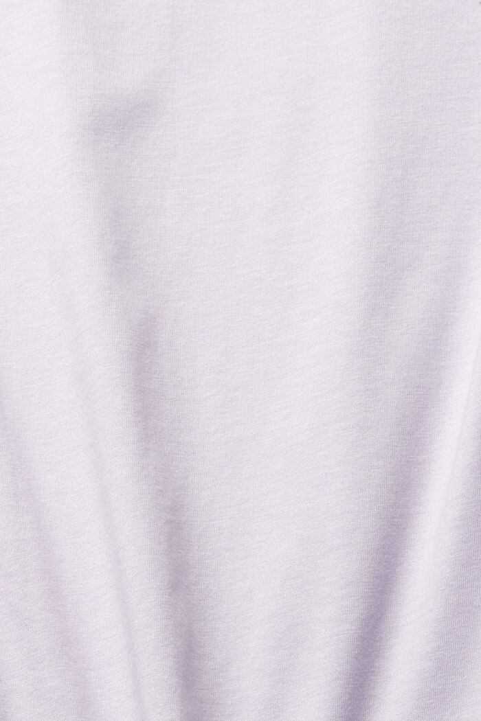 Containing TENCEL™: printed T-shirt, LILAC, detail image number 4