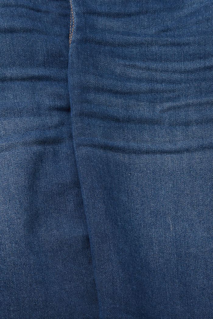 Denim skirt with a drawstring waistband, BLUE DARK WASHED, detail image number 4