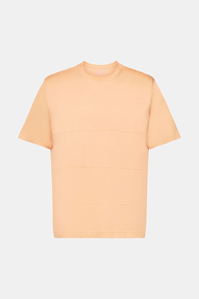Organic Cotton Long-Sleeve T-Shirt, PASTEL ORANGE, detail image number 6