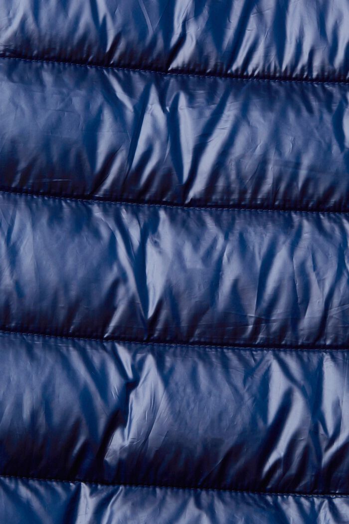 Quilted jacket with detachable hood, NAVY, detail image number 1