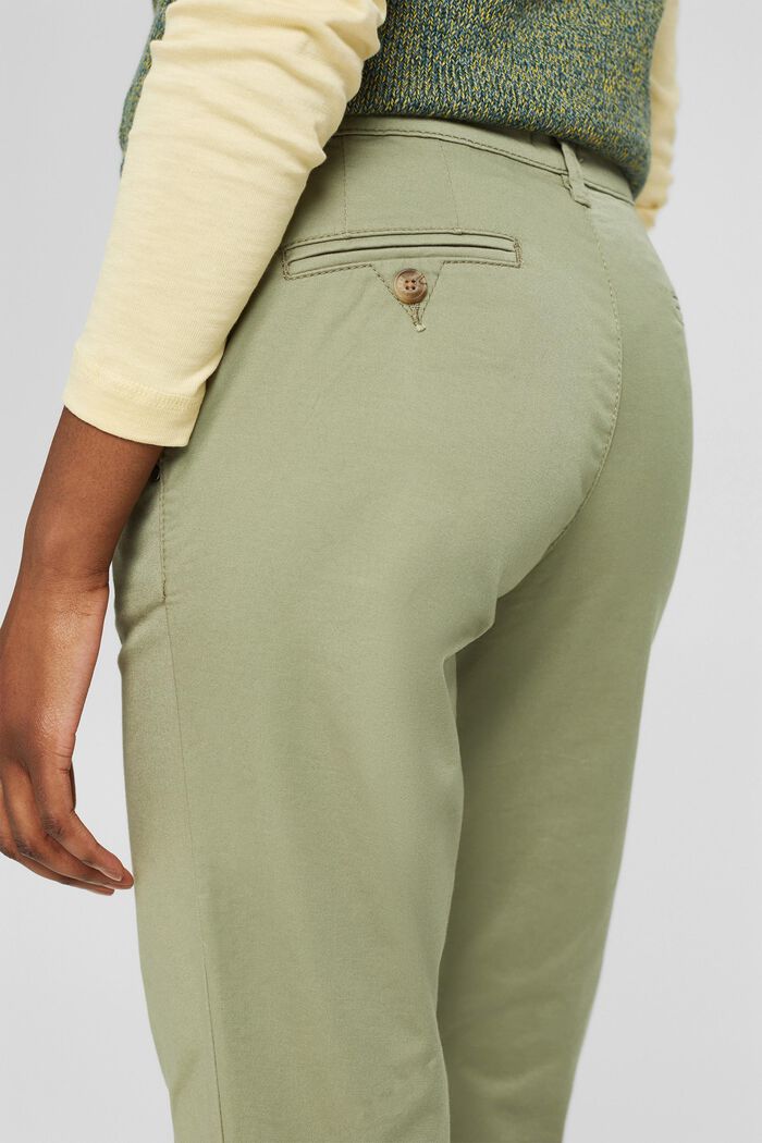 Stretch chinos with Lycra xtra life™, LIGHT KHAKI, detail image number 0