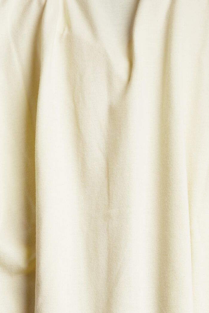 Jersey pyjamas made with cotton, PASTEL YELLOW, detail image number 4