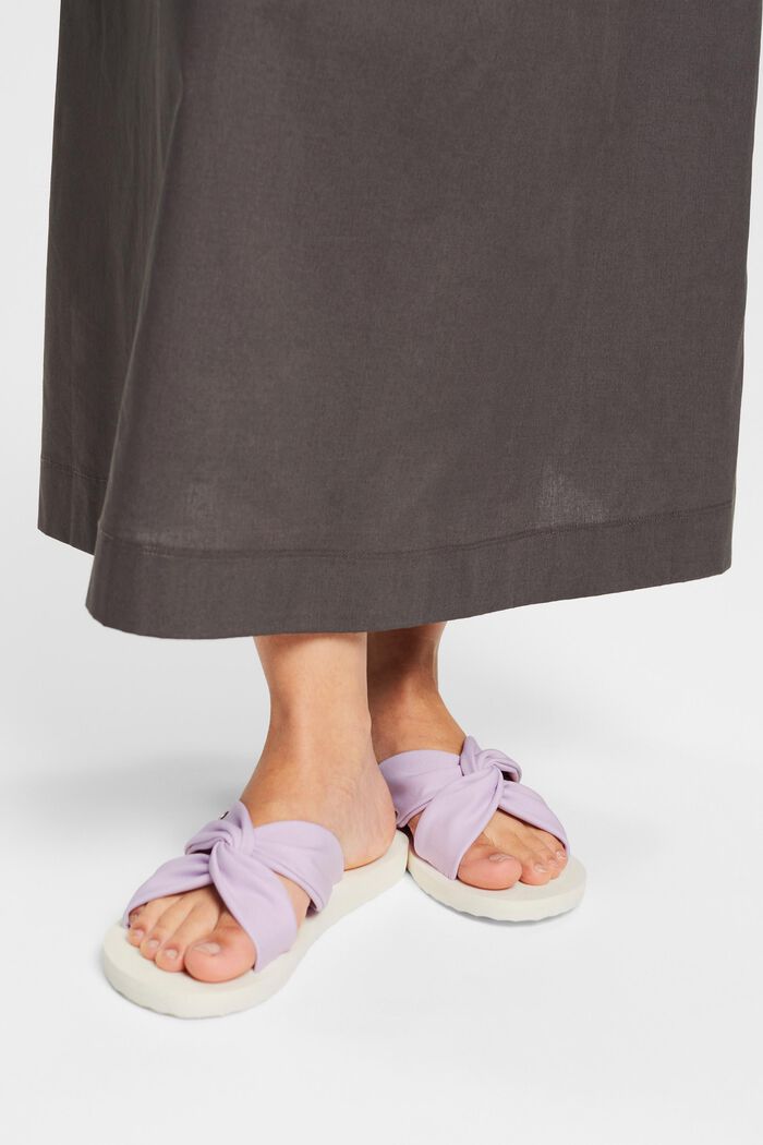 Slip-ons with knotted straps, LILAC, detail image number 3