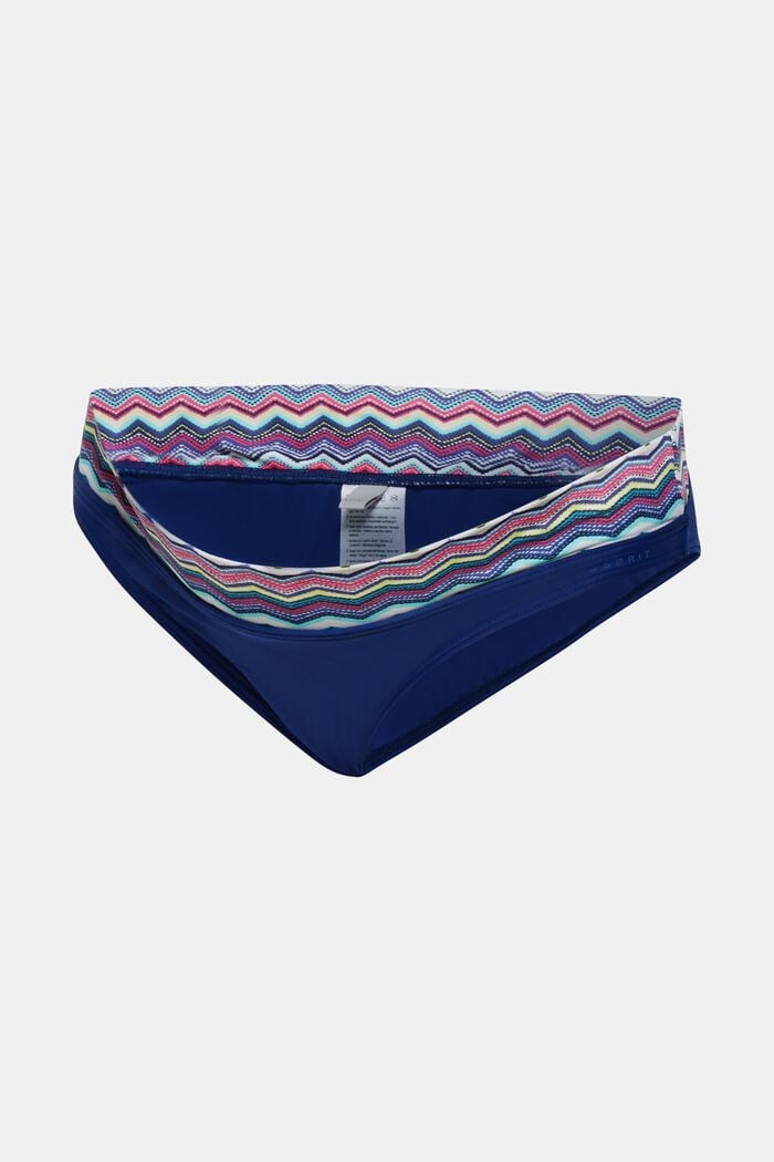 Briefs with a patterned waistband, DARK BLUE, detail image number 0