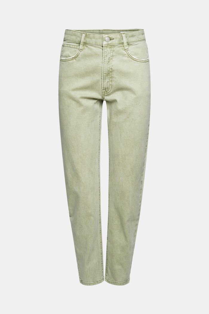 Cotton mom fit jeans, LIGHT KHAKI, detail image number 5