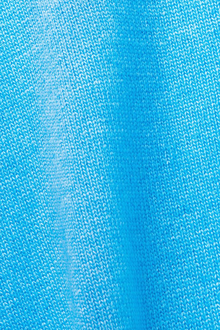 Knit Crewneck Sweater, BLUE, detail image number 4