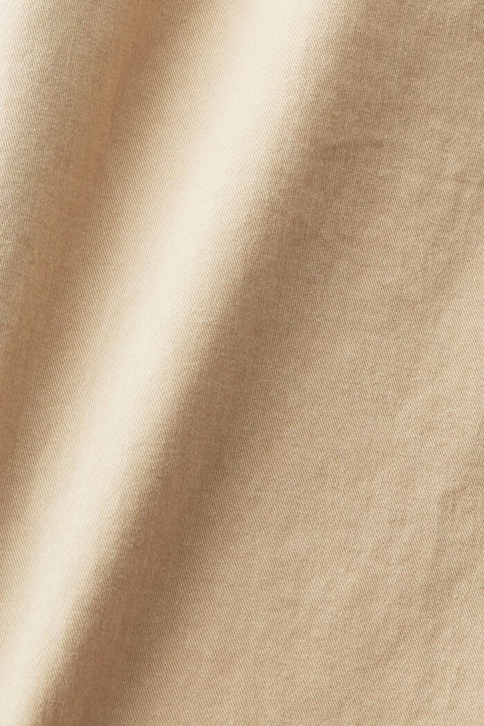 Stretch cotton chino, SAND, detail image number 6