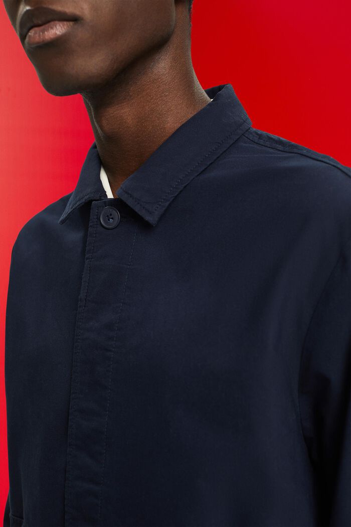 Shacket with flap pockets, NAVY, detail image number 2