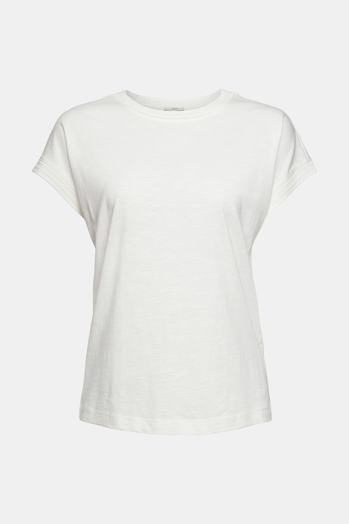 T-shirt made of an organic cotton blend, OFF WHITE, detail image number 6