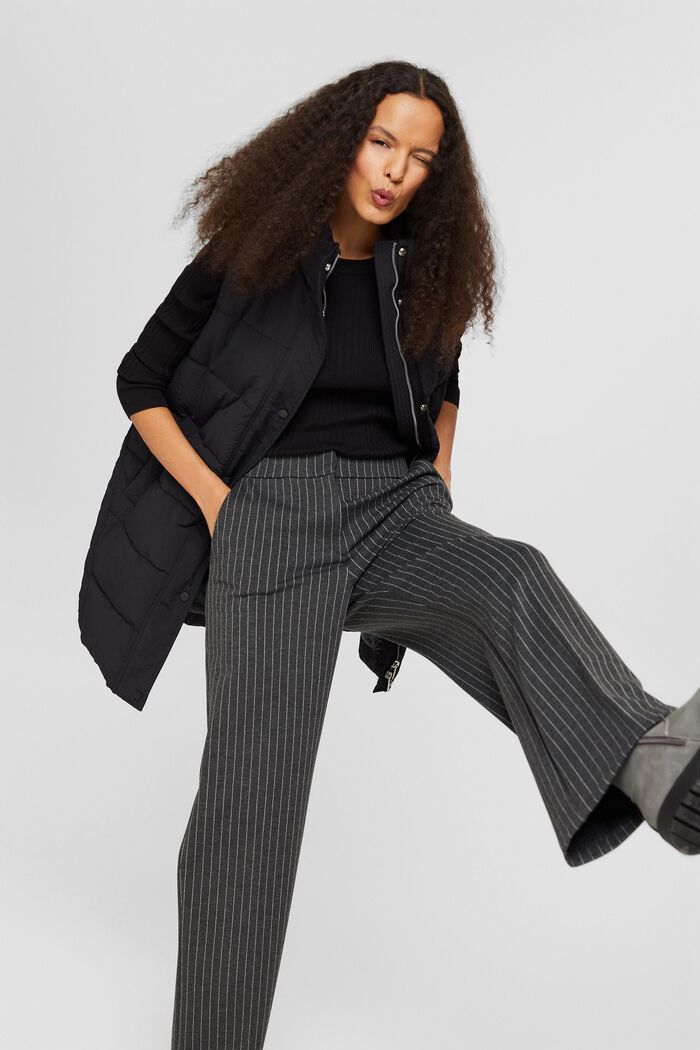 Made of recycled material: PINSTRIPE mix & match trousers
