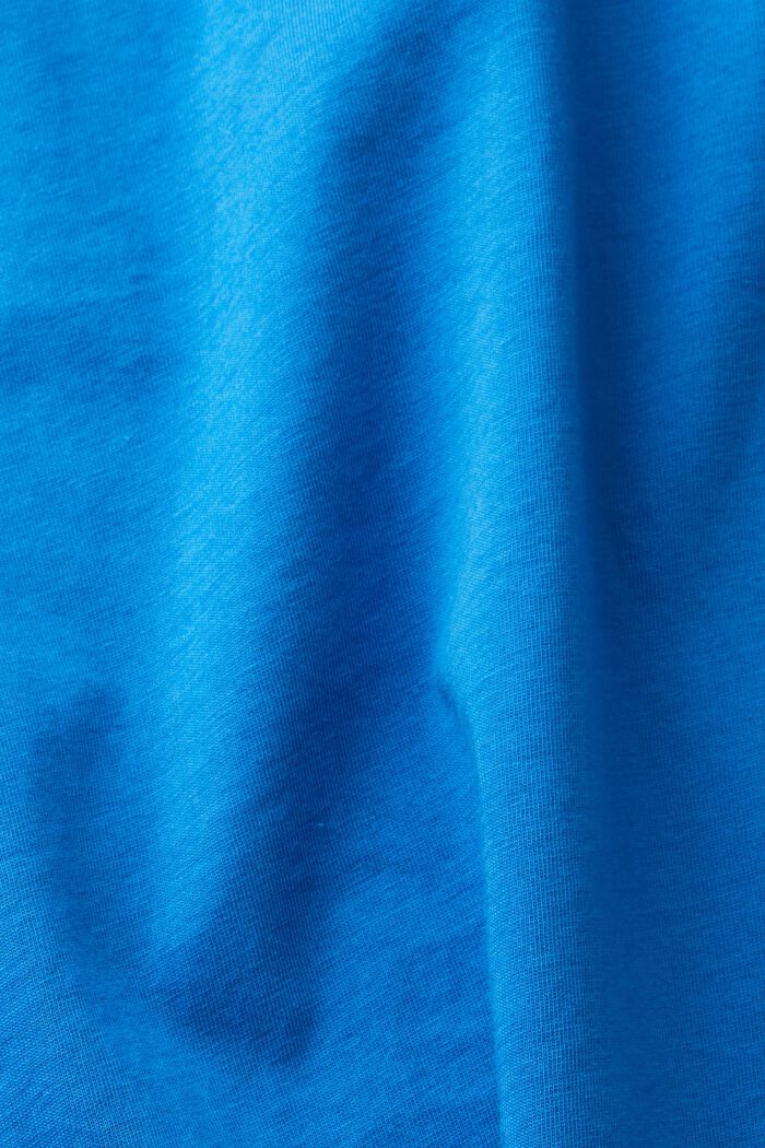 T-shirt with chest print, BLUE, detail image number 1