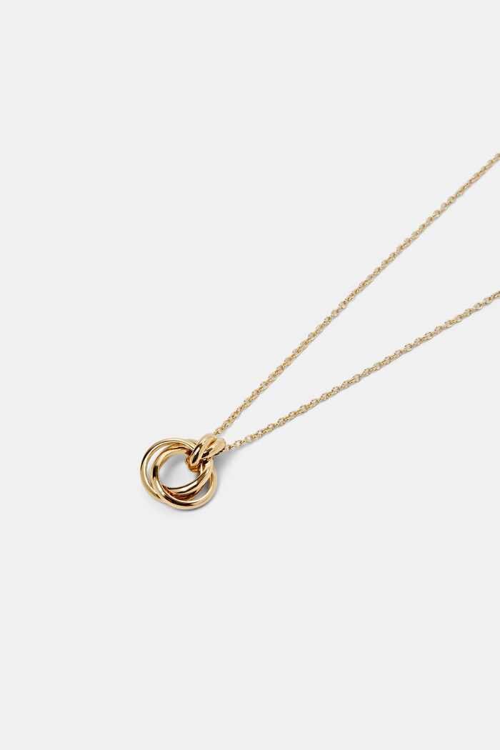 Ring Pendant Necklace, GOLD, detail image number 1