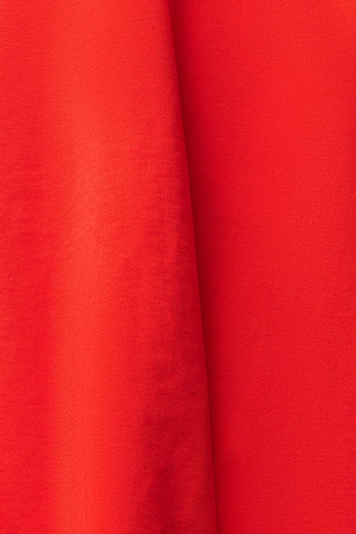 T-shirt with a breast pocket, ORANGE RED, detail image number 5
