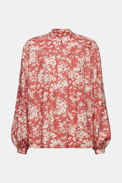 Patterned Loose Fit Blouse