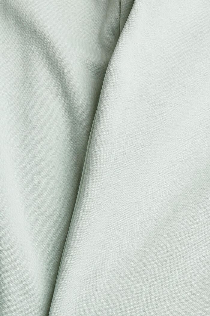Organic cotton blend tracksuit bottoms, PASTEL GREEN, detail image number 4