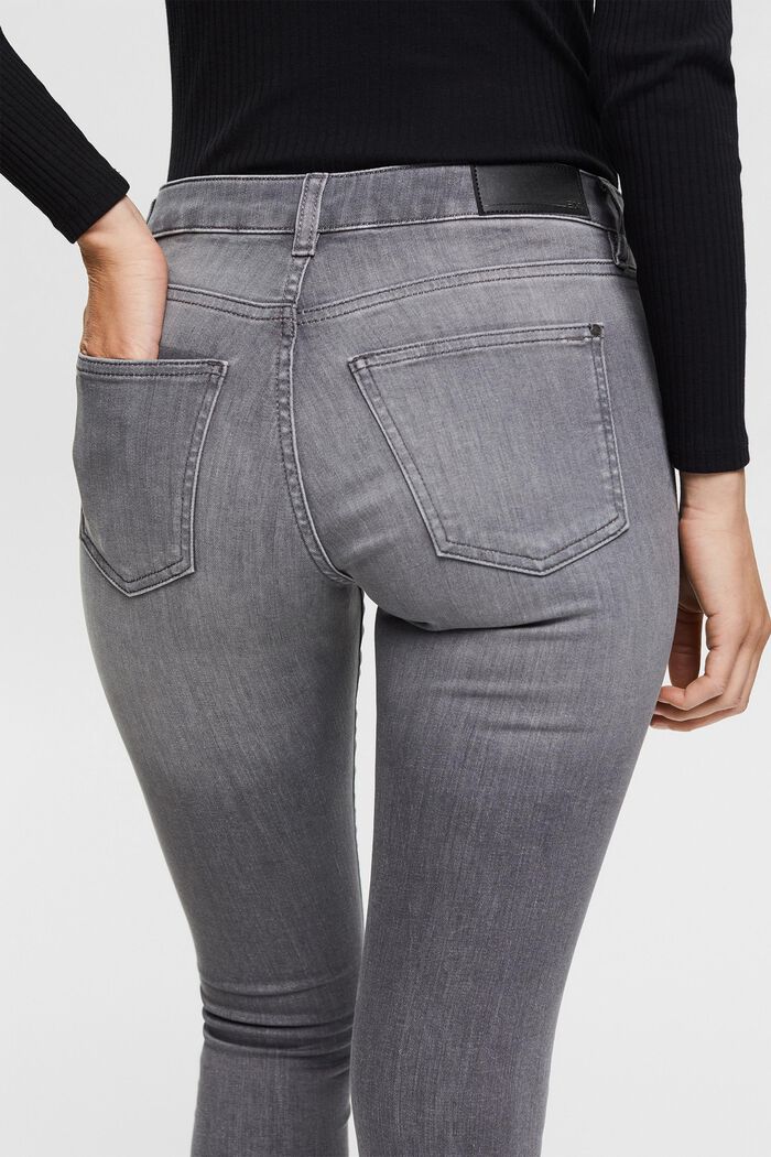 Super stretch skinny jeans, GREY MEDIUM WASHED, detail image number 0