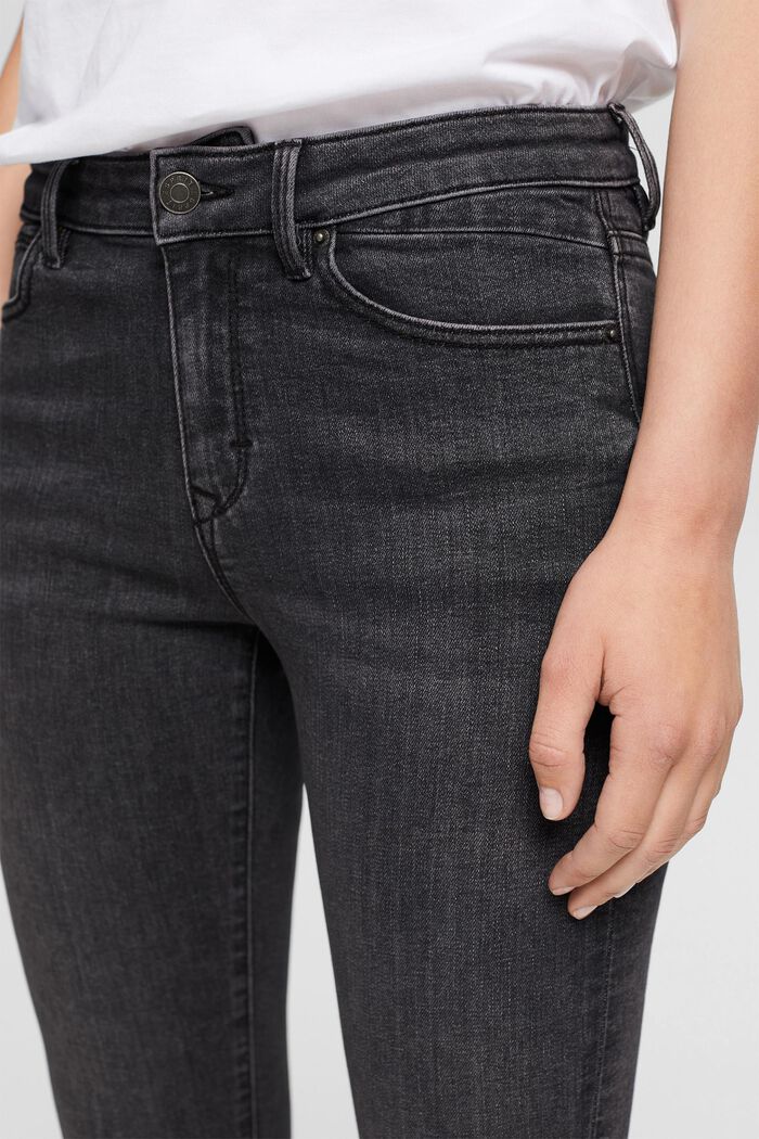 Mid-Rise Skinny Jeans, GREY DARK WASHED, detail image number 0