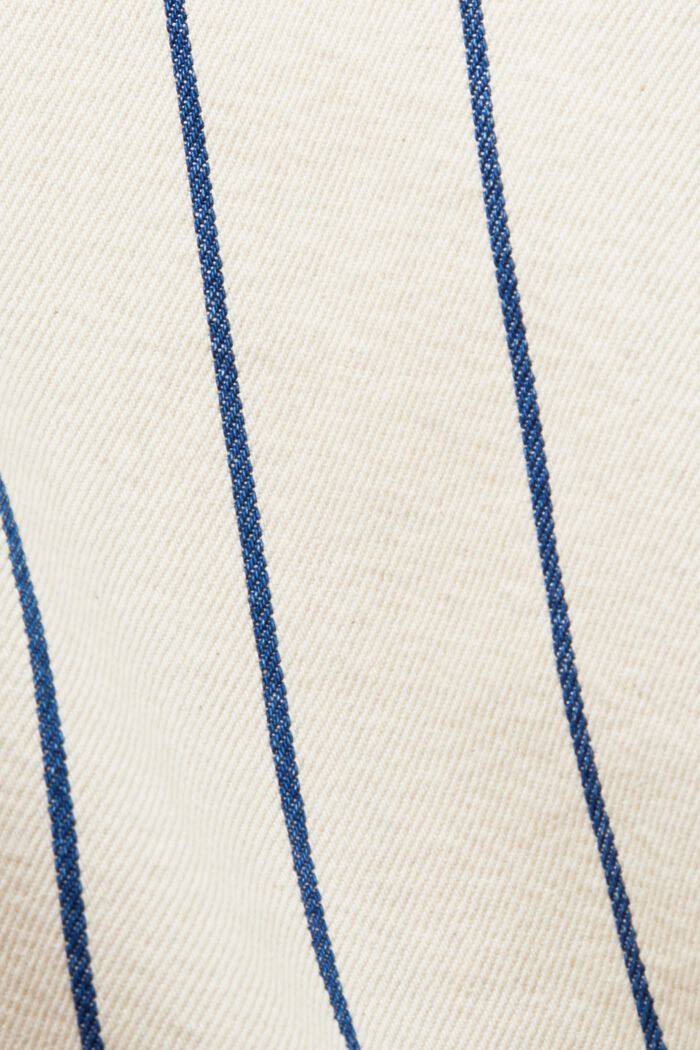 Striped high-rise culotte, 100% cotton, ICE, detail image number 5