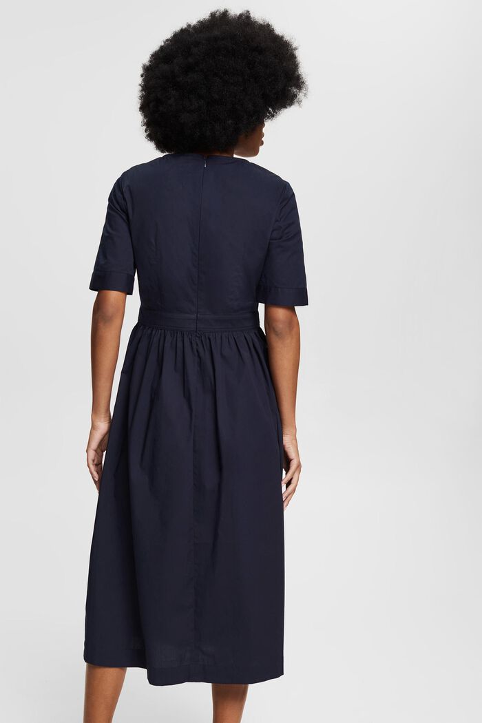 midi-length dress, NAVY, detail image number 2