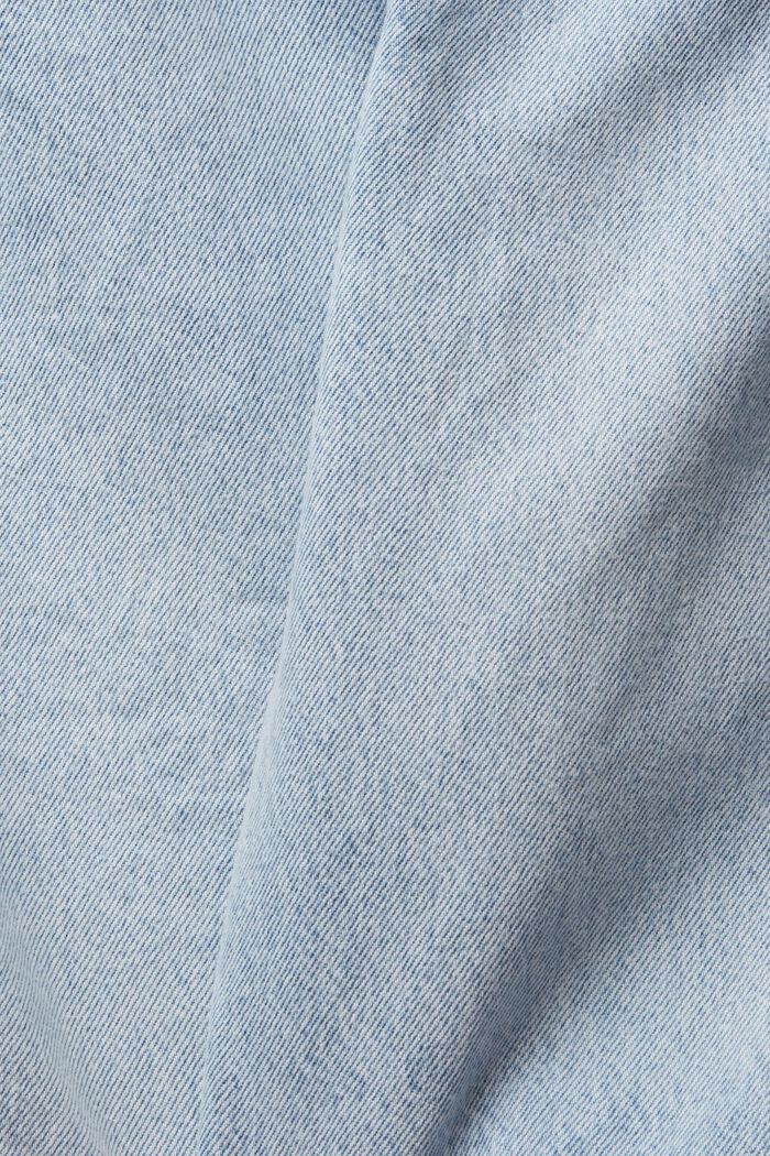 Denim shorts made of 100% organic cotton, BLUE LIGHT WASHED, detail image number 7